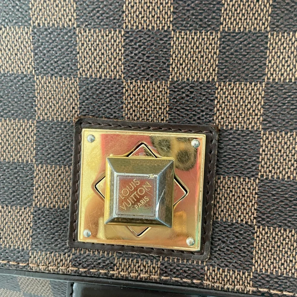 Authentic Louis Vuitton Damier ebene bergamo GM bag - Picture 5 of 11